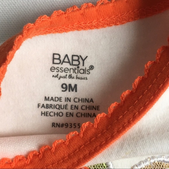 Thanksgiving shirt size 9 months turkey baby girls - Picture 12 of 16